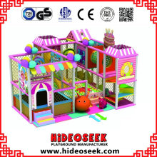 Lovely Pink Pequeño equipo de patio interior barato para niños